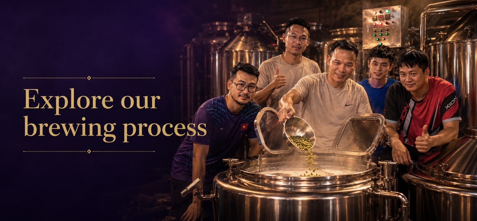 Khám phá quy trình nấu bia