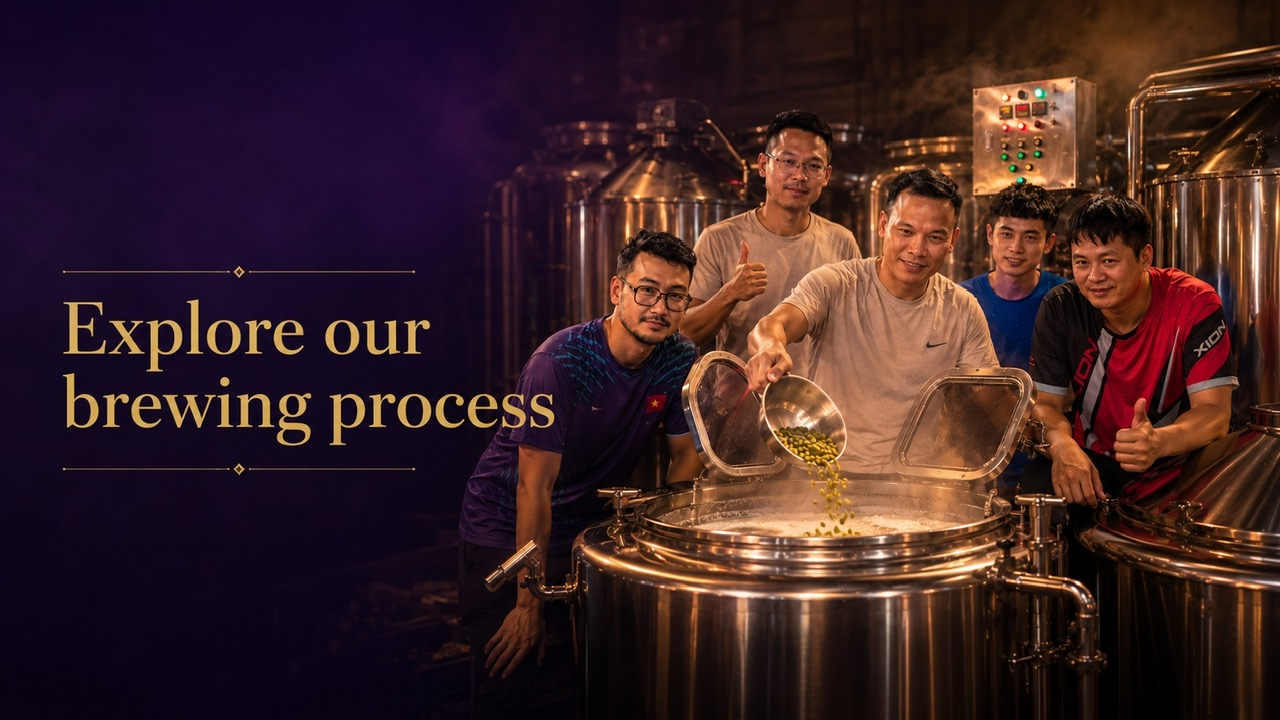 Đông Ba Brewery beer brewing process