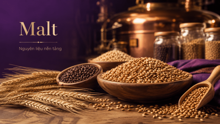 Malt lúa mạch dùng để nấu bia thủ công