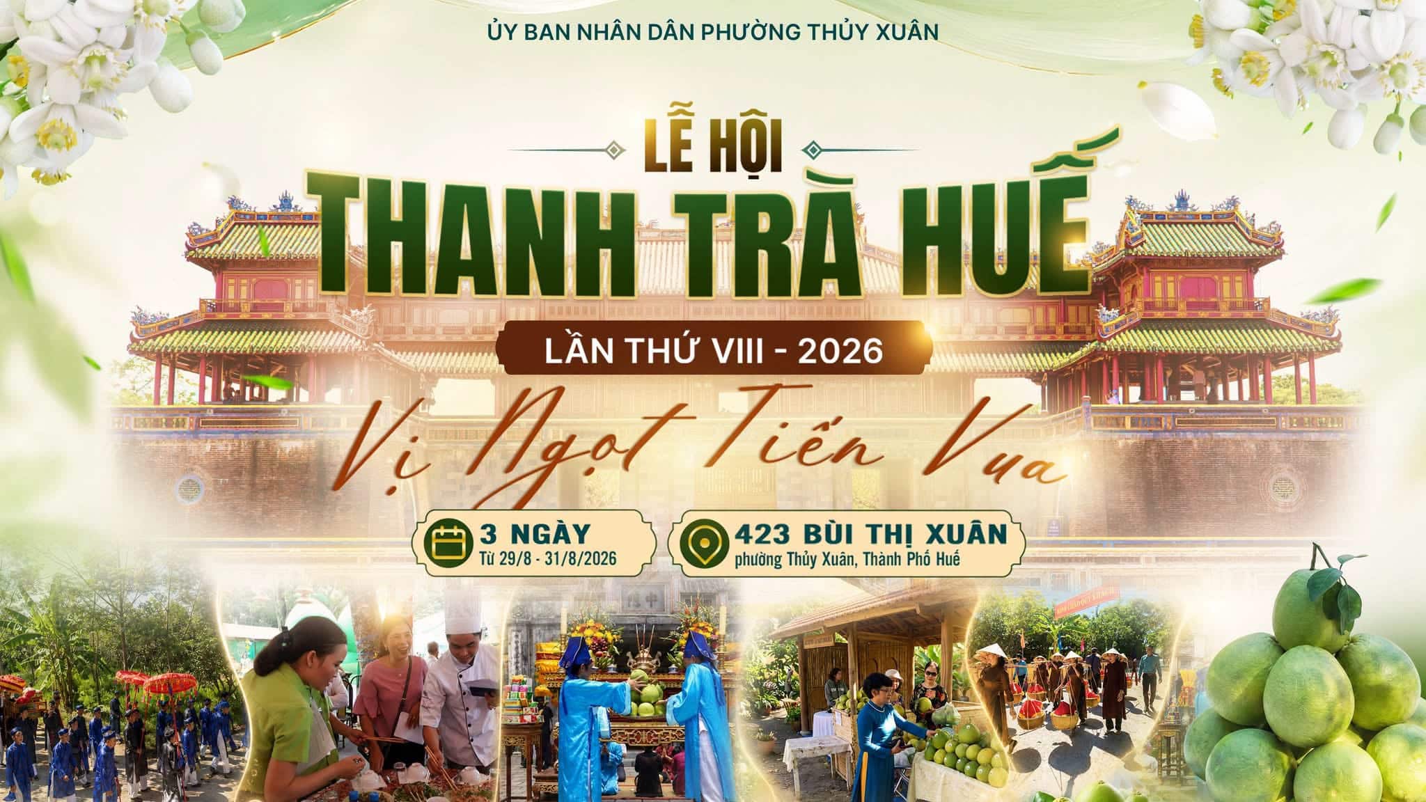 Lễ hội Thanh Trà Huế 2026